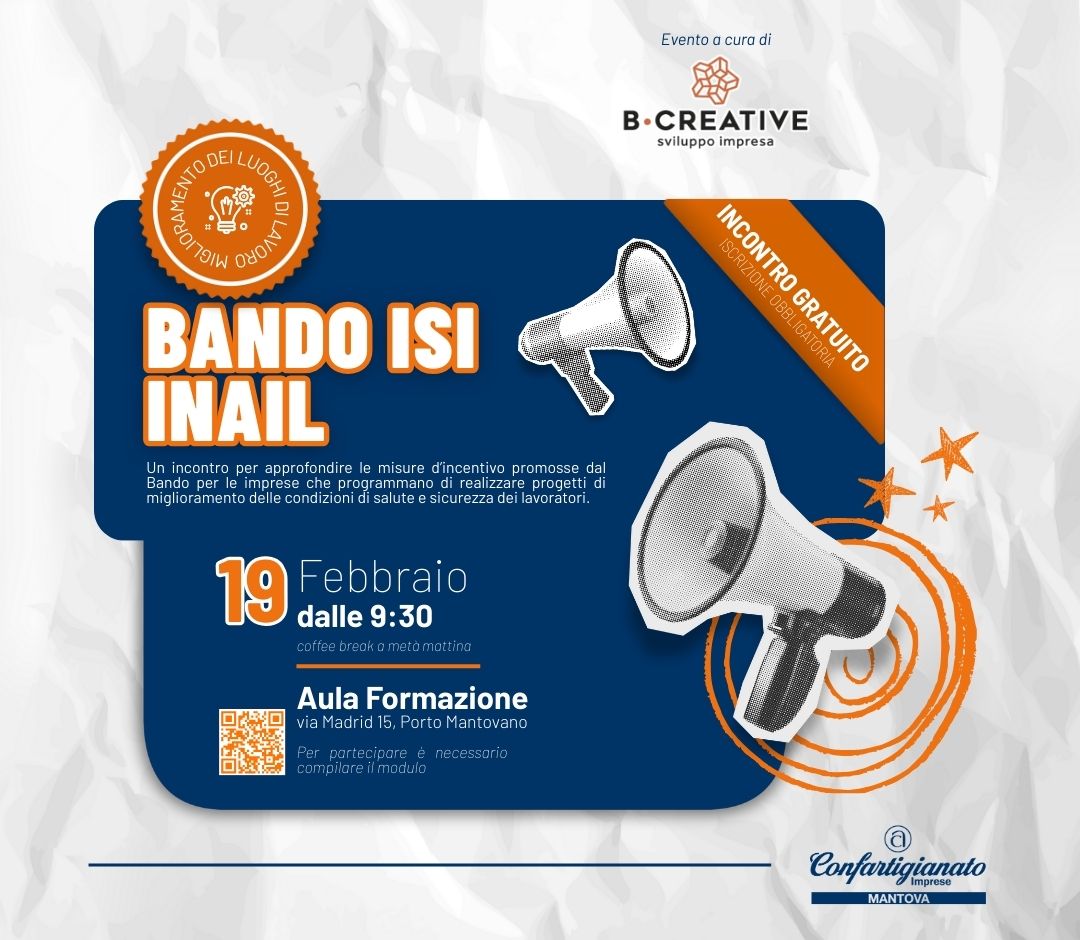 19 febbraio | Bando ISI INAIL