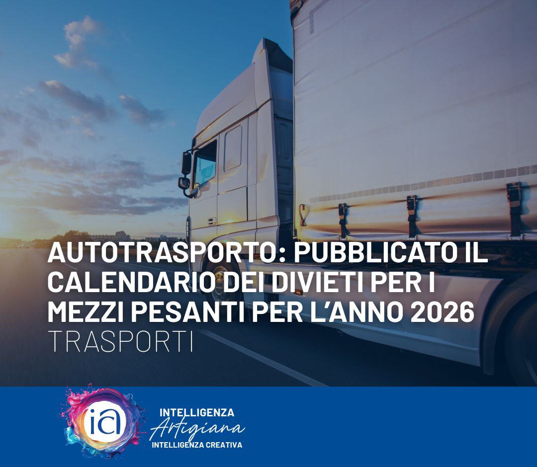 Autotrasporto: pubblicato il calendario dei divieti per i mezzi pesanti per l’anno 2026