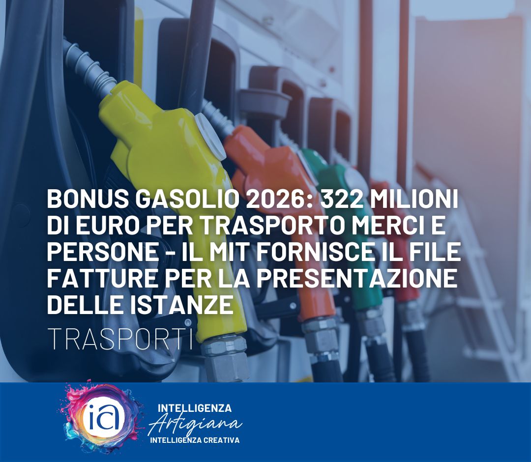 Bonus gasolio: 322 milioni di euro per trasporto merci e persone
