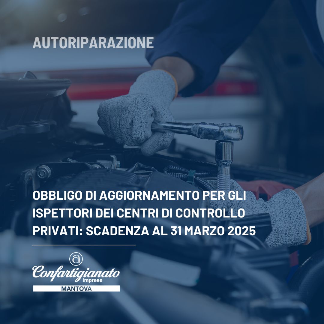 Obbligo di aggiornamento per gli ispettori dei centri di controllo privati: scadenza al 31 marzo 2025