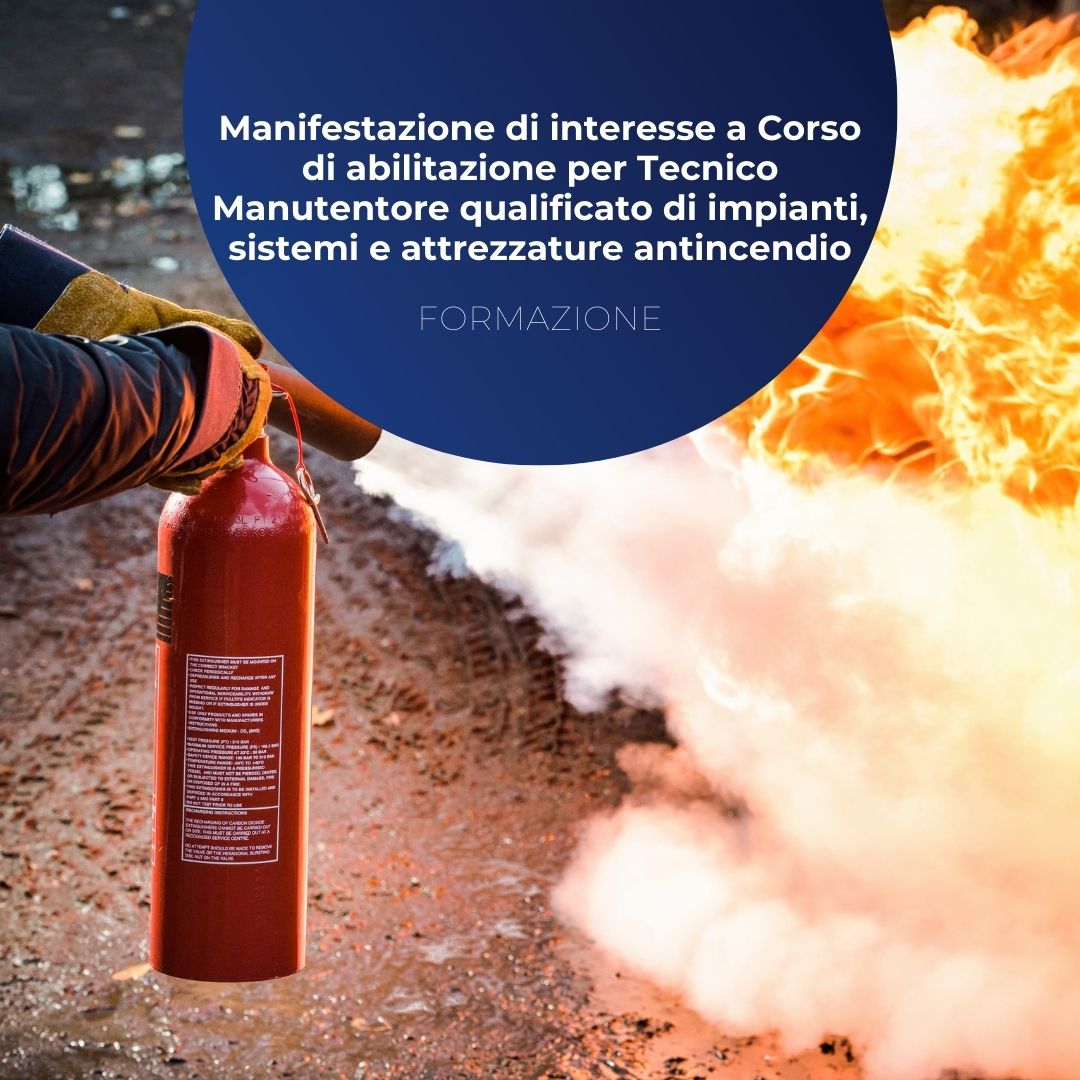 ANTINCENDIO | Manifestazione d'interesse corsi abilitanti