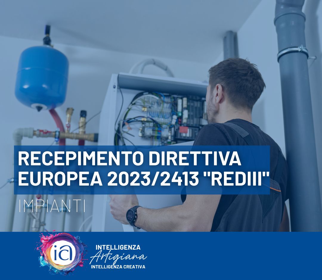 Recepimento Direttiva Europea 2023/2413 
