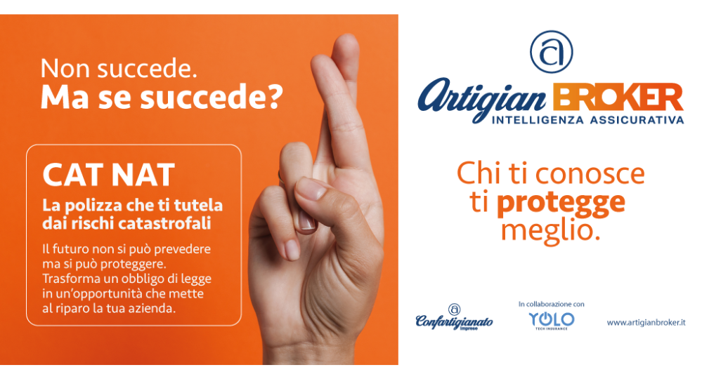 Artigian Broker, al riparo da ciò che non puoi prevedere - nuova polizza Cat. Nat.